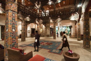 Lobby of Zhiwa Ling Hotel 